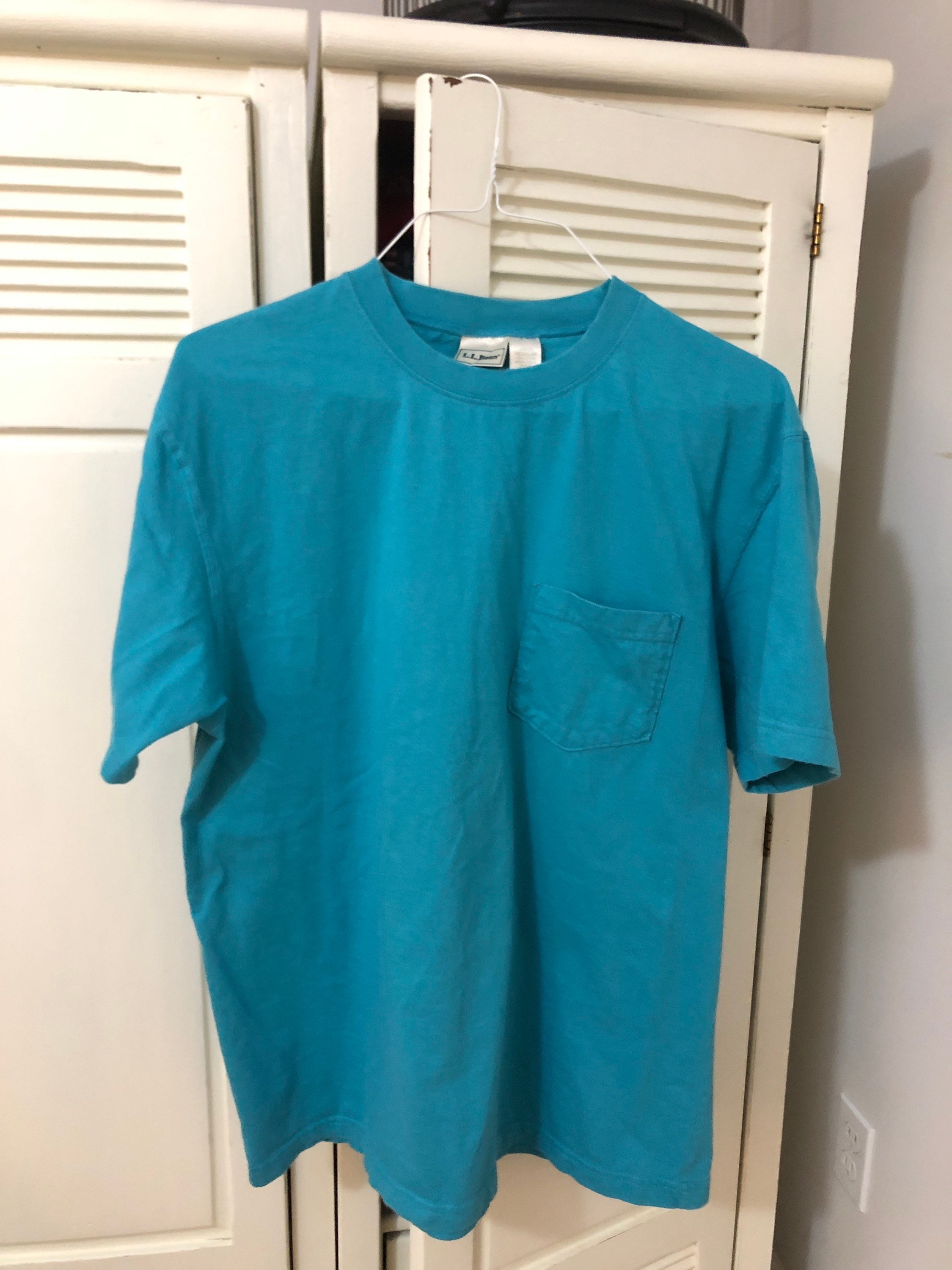 Vintage L.L. Bean Pocket T Shirt | Etsy