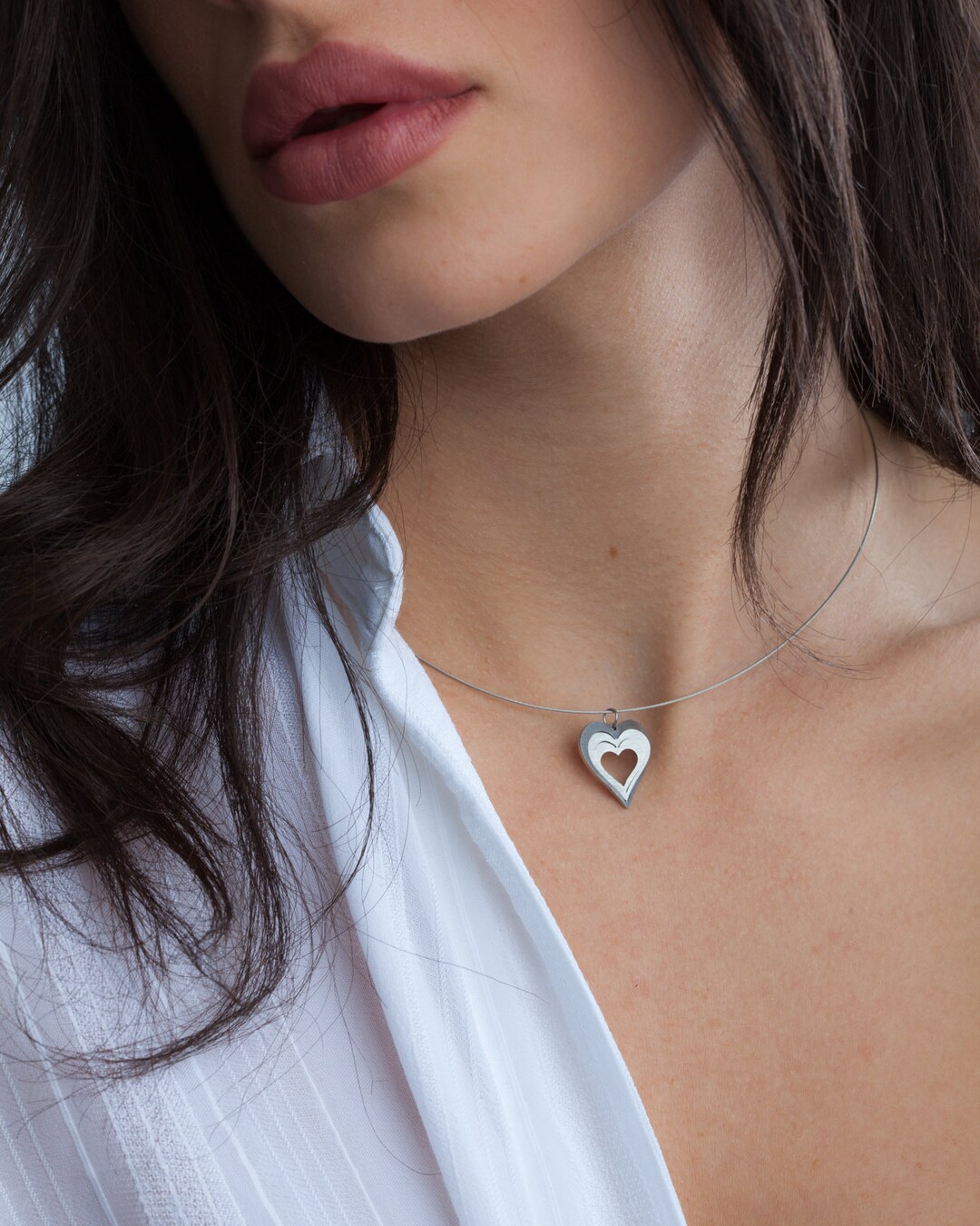 ★送料・関税込★Invisible collage★OT HEART NECKLACE ★ 51ccb8ad-2356-4438-a3b0-