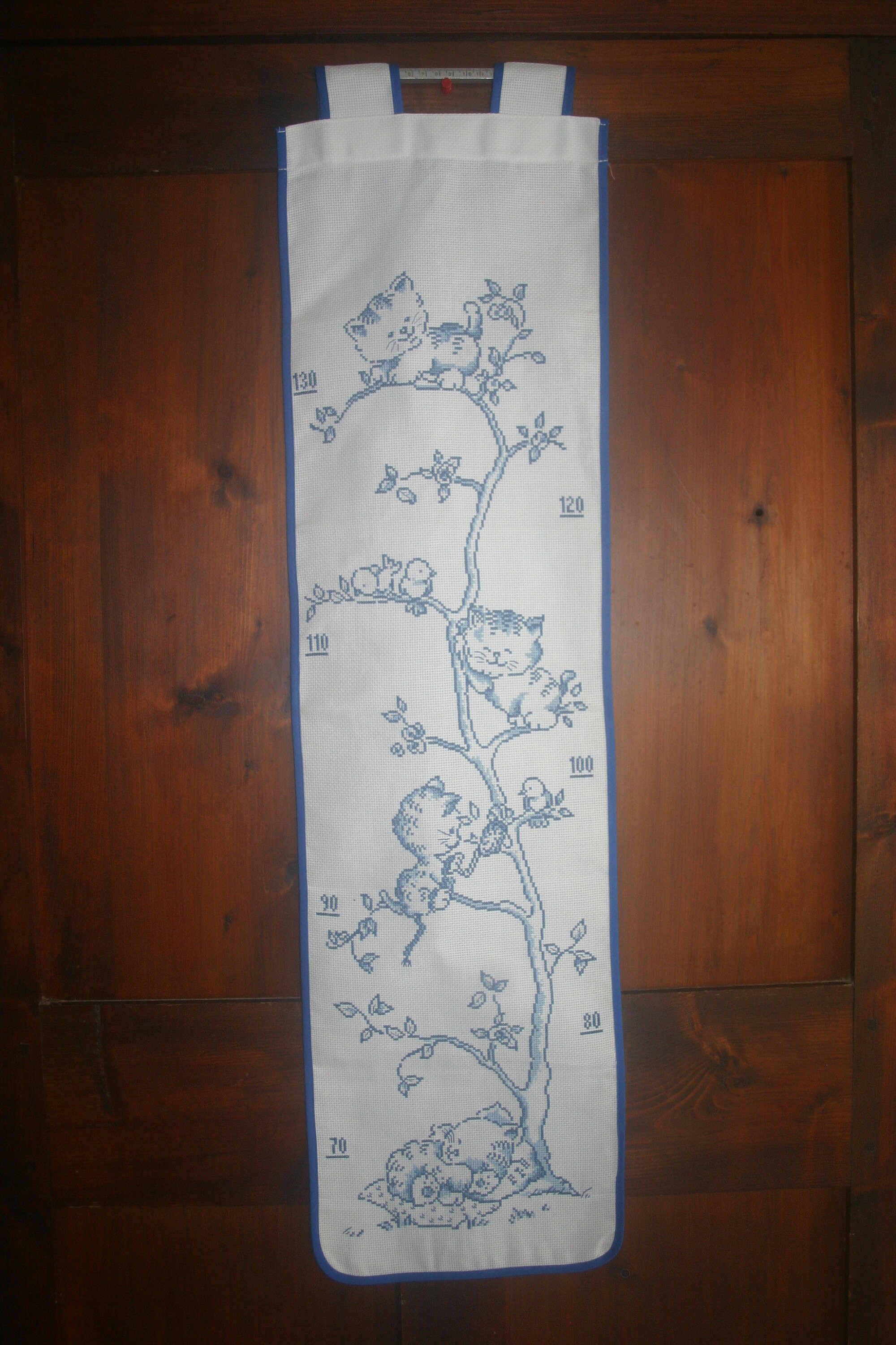 Toise Tendres Chatons Bleus Personnalisable