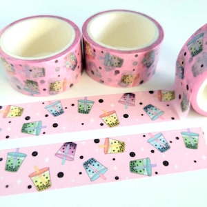 Cute Boba/Bubble Tea Drink Washi Tape