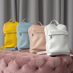 Mochila de fim de semana Mochila feminina Bolsa de viagem de couro Mochila urbana Presente para mãe Presente para madrinha Presente para irmã Presente de aniversário Presente personalizado