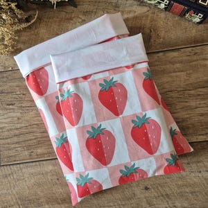 Strawberry Book Sleeve / Booksleeve / Paperback and Paperback Format
