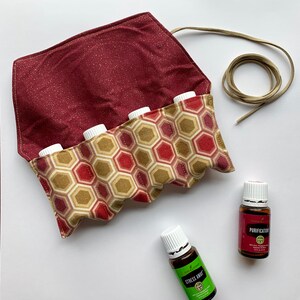 Essential Oil Wrap, Essential Oil Bag, Oil Wrap, Oil Bag, Large Essential Oil Bag, Essential Oil Storage, Oil Storage, Oil Case, Honeycomb