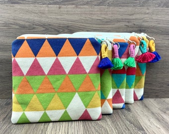 Essential Oil Bag, Oil Bag, Small Oil Bag, Essential Oil Case, Essential Oil Storage, Travel Essential Oil Case, Clutch, Pouch, Triangles