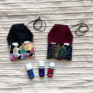 Mini Oil Wrap, Mini Oil Bag, Mini Oil Case, Mini Essential Oil Bag, Small Oil Carrier, Small Essential Oil Wrap, Essential Oil Holder