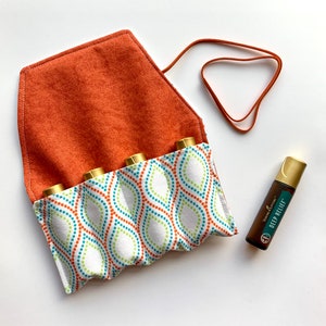 Oil Bag, Oil Wrap, Essential Oil Wrap, Essential Oil Carrier, Essential Oil Bag, Essential Oil Storage, Essential Oil Travel Case, Geometric