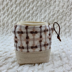 Mini Storage Bag, Zipper Bag,  5/15 ml Oil Bag, Pockets or No Pockets,  Makeup Bag, Travel Bag, Ditty Toiletry Bag, Stash Bag, Small Clutch