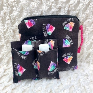 Small Essential Oil Bag,Oil Case,Essential Oil Storage, Travel Essential Oil Case, Tie Dye, Pouch, Multipurpose Bag,  Removable Insert Bag