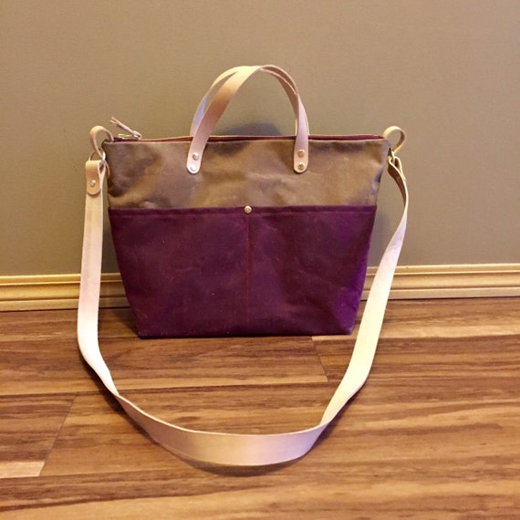 burgundy diaper bag
