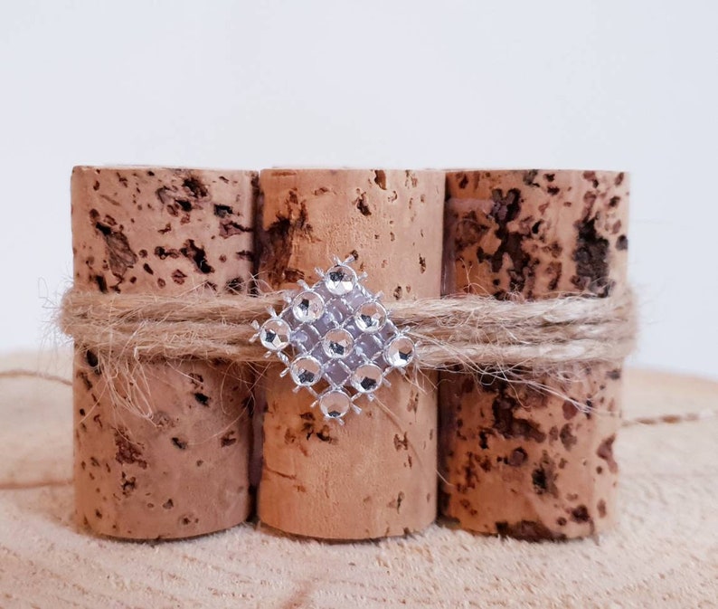 Set of 12 Cork Table Name Holders Wine Cork and Burlap Table Etsy