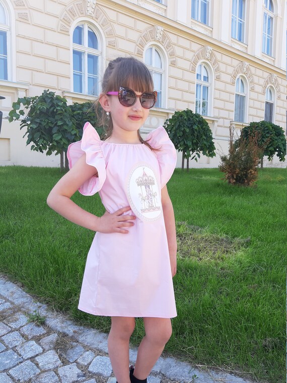 baby pink dress kids