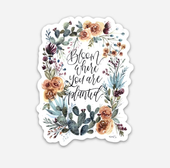 Bloom Bloom Sticker for Sale by aphelionae