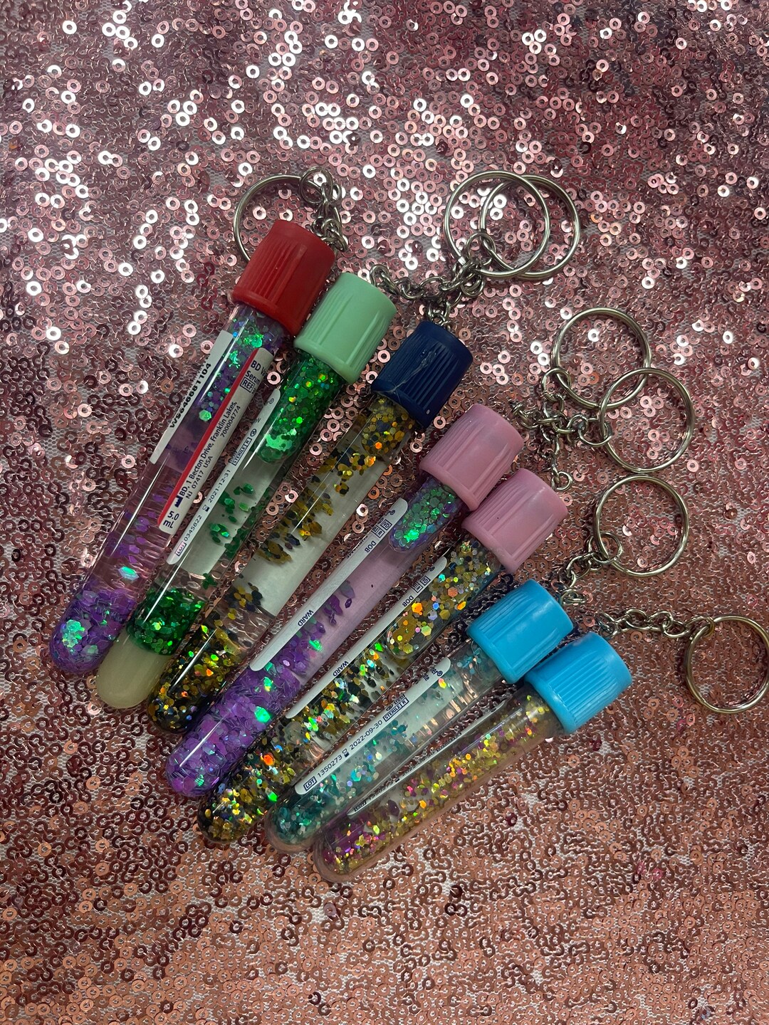 Phlebotomy Tube Keychain Etsy