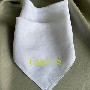 Baby bibs from Natural 100% Pure linen fabric image 1