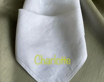 Baby bibs from Natural 100% Pure linen fabric