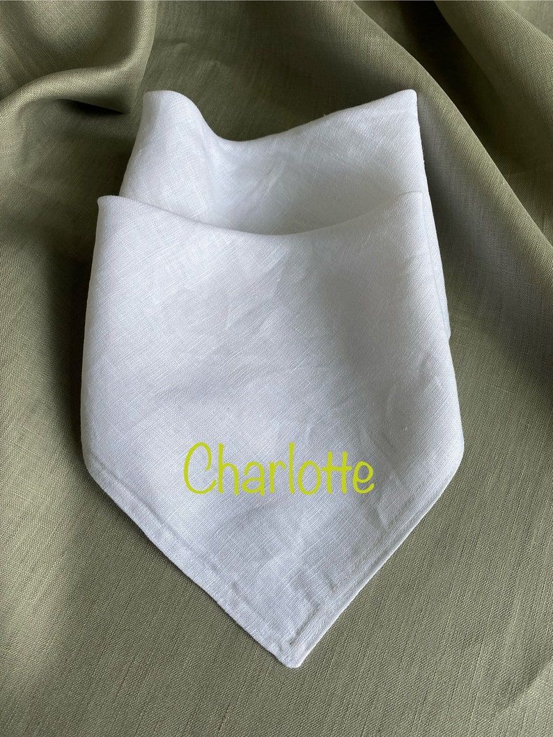 Baby bibs from Natural 100% Pure linen fabric image 1