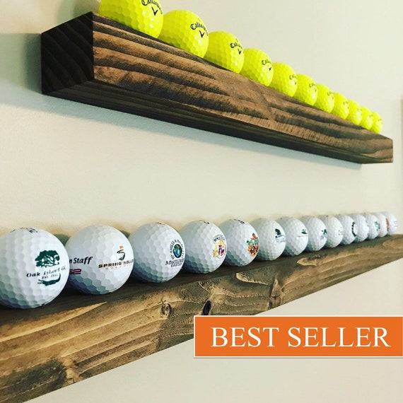 Personalized Wooden Hole in One Ball Display Plaque with Crossed