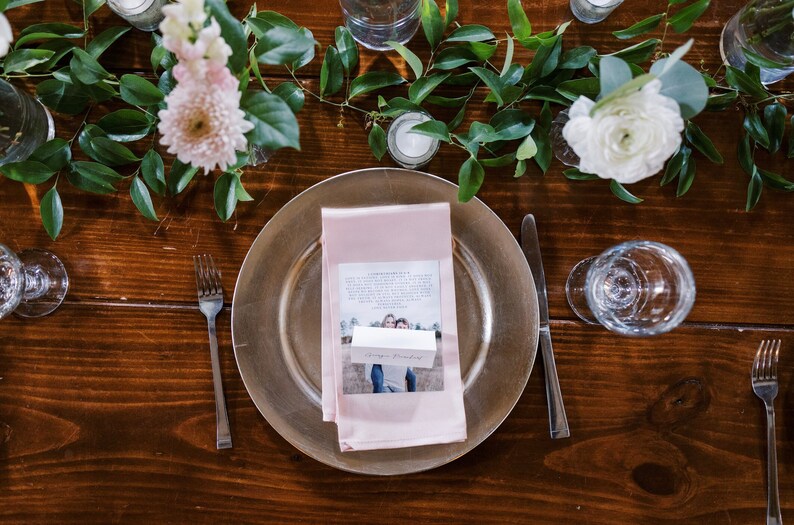 Place Cards Canva Template Etsy