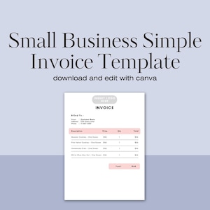 Small Business Invoice Template