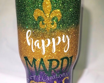 Ladies Women Custom Mardi Gras Let Me Adjust My Crown Tumbler | Etsy