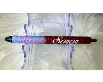 Ladies Women Jack and Jill - Delta Sigma Theta inspired Glitter Bling Writing Pen