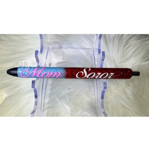 Ladies Women Jack and Jill - Delta Sigma Theta inspired Glitter Bling Writing Pen