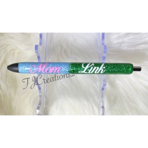 Ladies Women Jack and Jill- Links inspired Glitter Bling Writing Pen