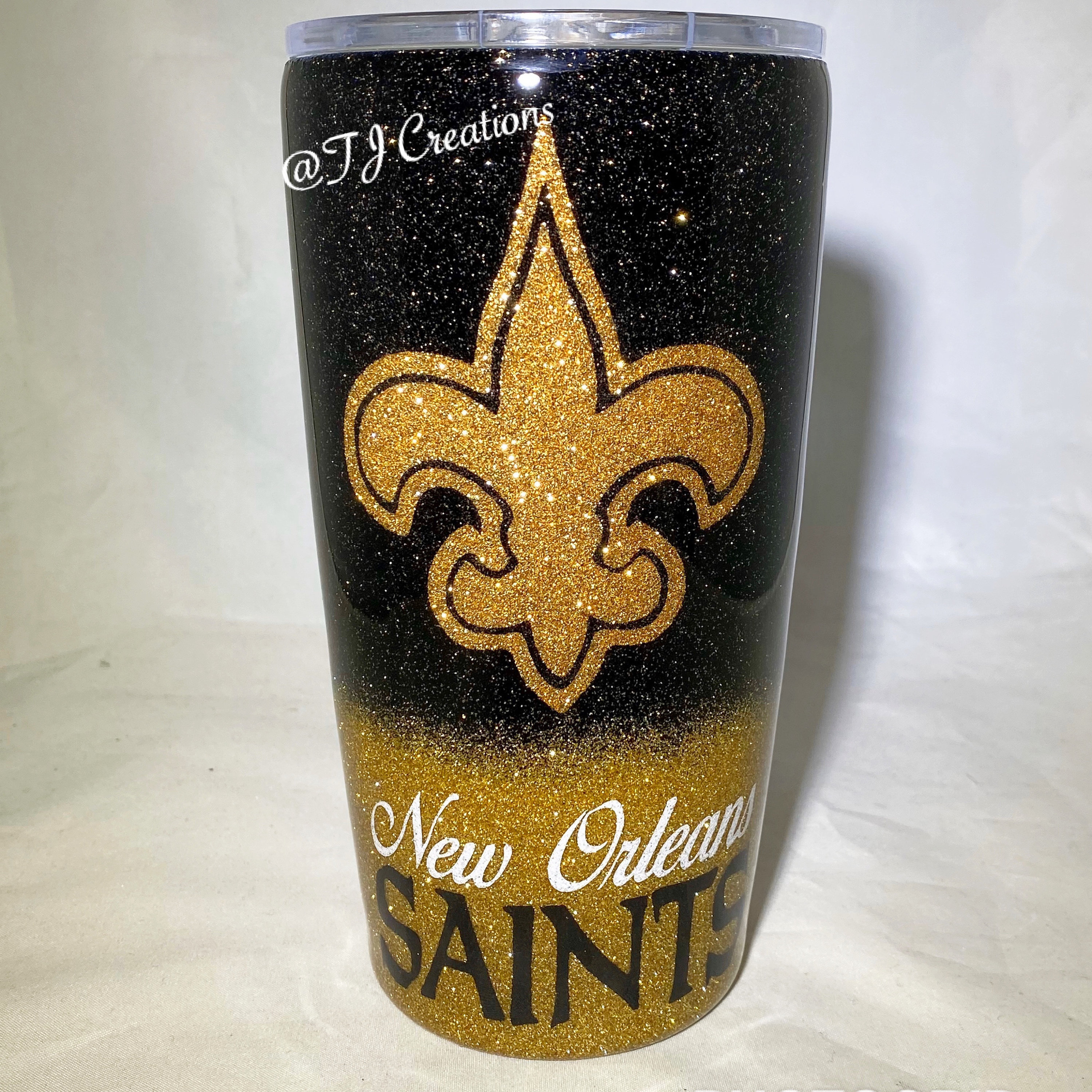 Ladies Women Girls New Orleans Saints Inspired Tumbler Cup 