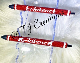 Ladies Women Delta Sigma Theta inspired Glitter Writing Pen