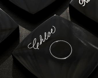 Calligraphy Engraved Compact Mirror | Personalized Gifts | Bridesmaids | Bachelorette | Place Cards | Mother's Day | ENGRAVING ONLY
