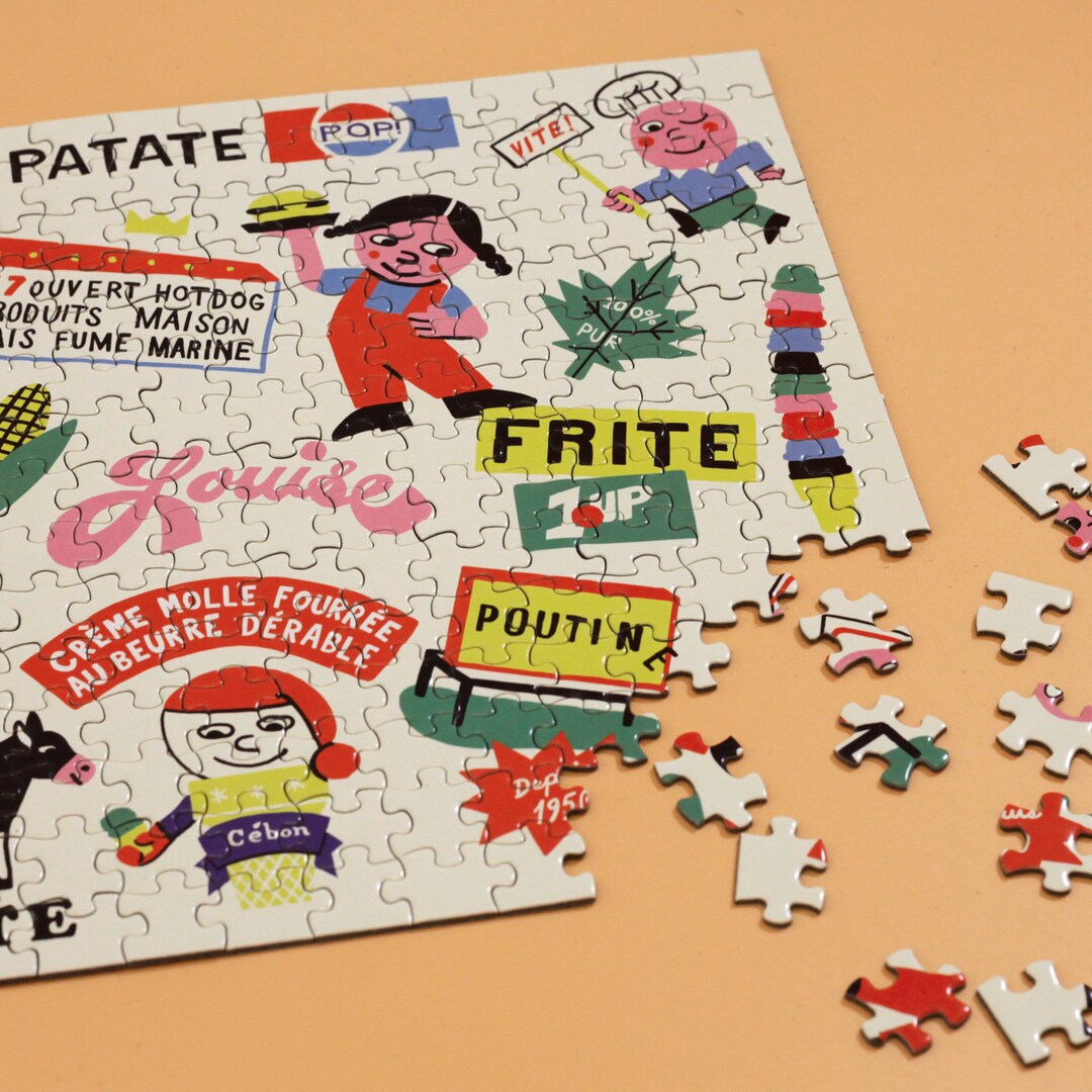 Jigsaw Puzzle Roadside Québec Sti by Vincent Toutou 300 Etsy