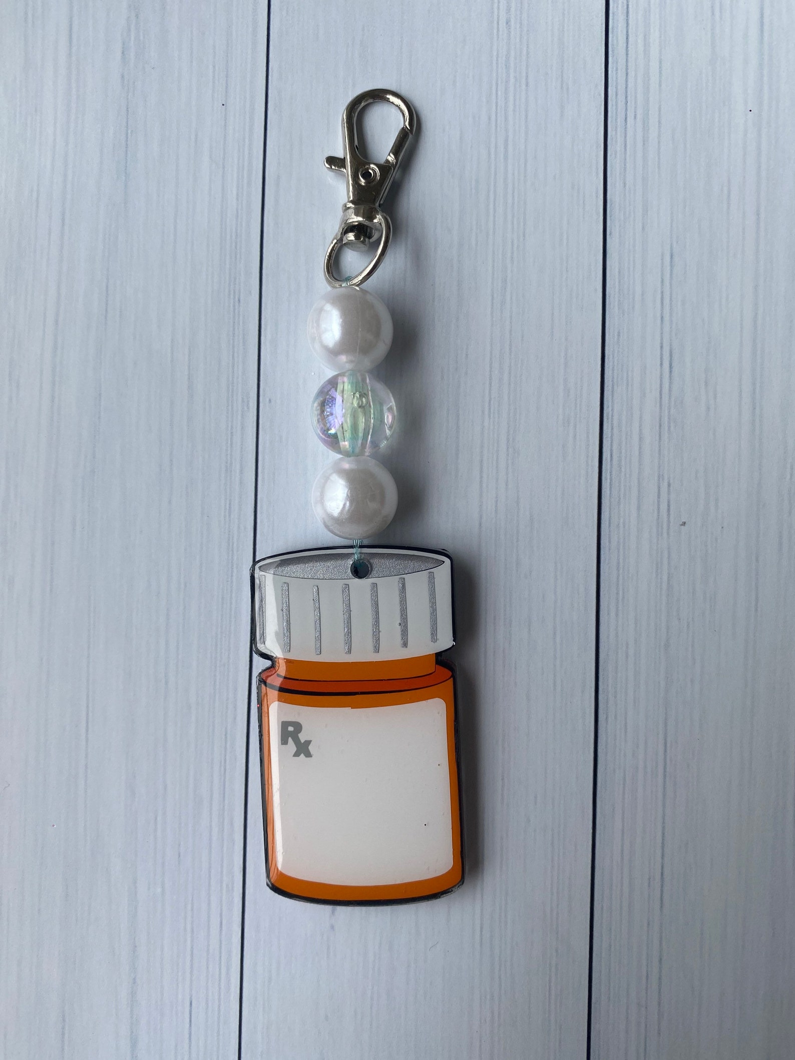 Farmacéutico KeychainPharmacy Tech KeychainPíldora Botella Etsy