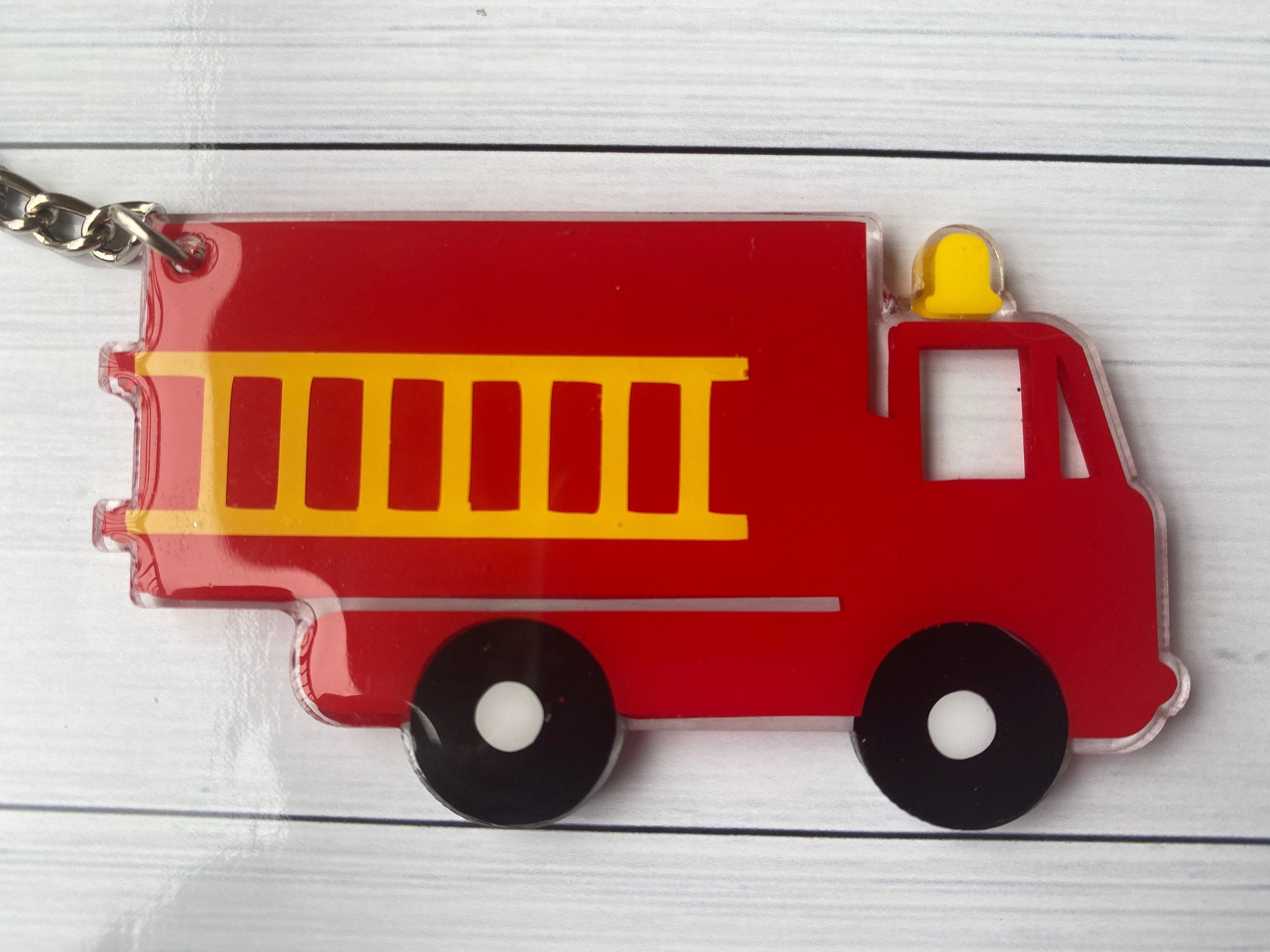 Fire Truck KeychainPersonalized Fire Truck KeychainCustom Etsy.de
