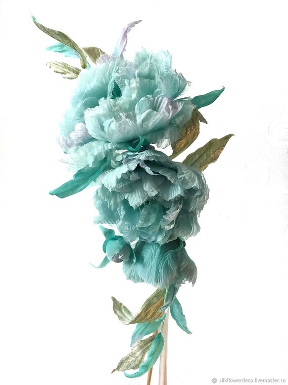 hair flower brooch