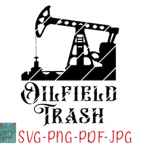 INSTANT DOWNLOAD, olieveld Trash SVG, pijpleiding jpg, harde hoed SVG, pompeenheid, olie boortoren, pomp Jack, silhouet SVG, cricut bestand