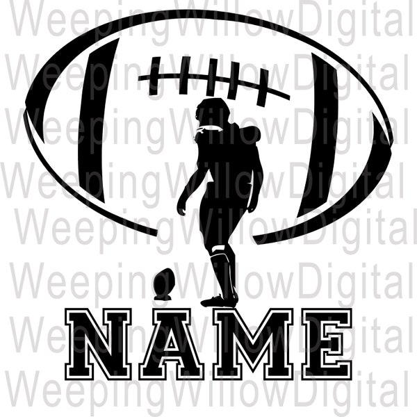 Football Kicker SVG, Cricut Silhouette Cut File, Instant Digital Download, png jpg svg dxf file, American Football Obsessed Png