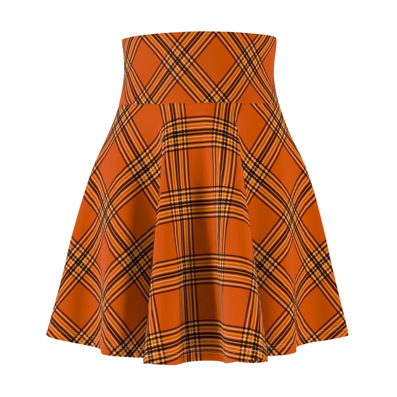 plaid skater skirt vintage