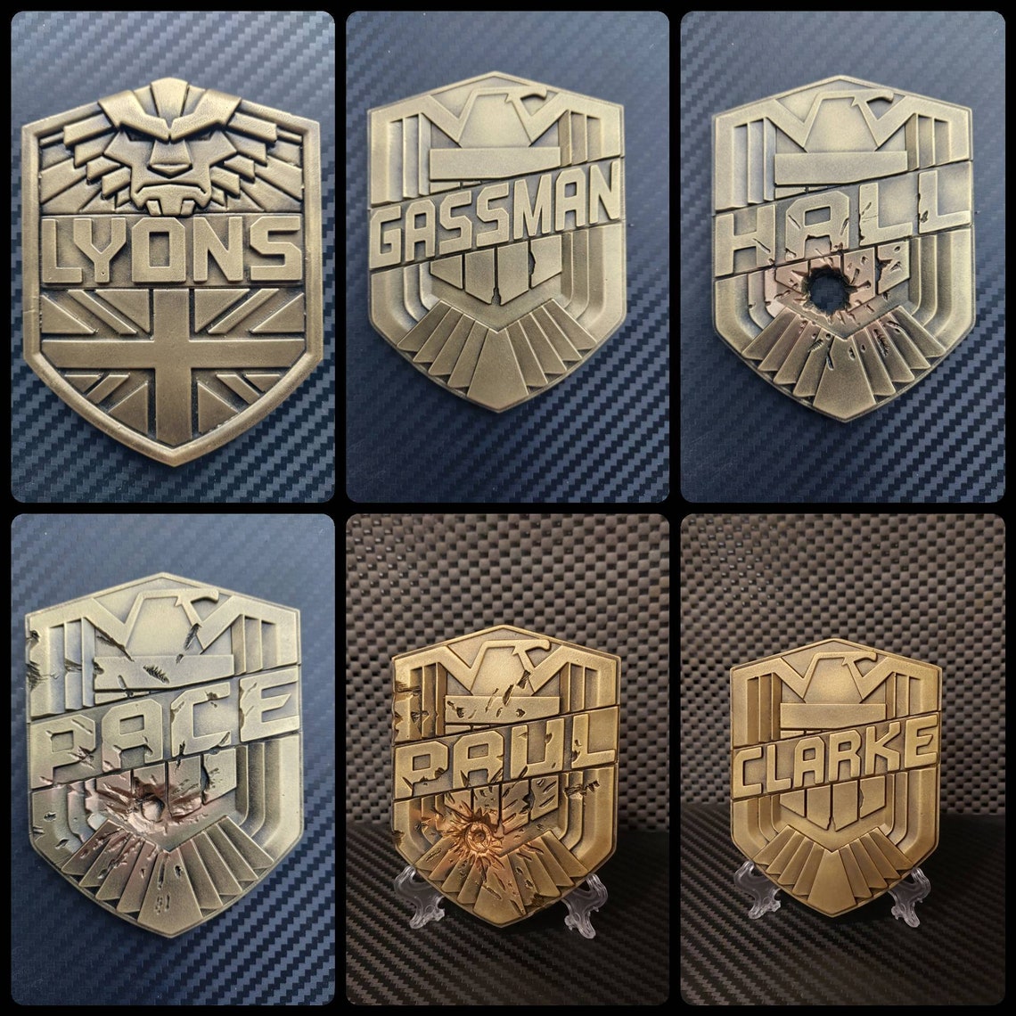 Judge Style Personalised Badges. - Etsy