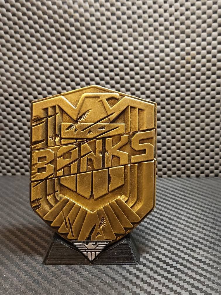 Judge Style Personalised Badges. - Etsy