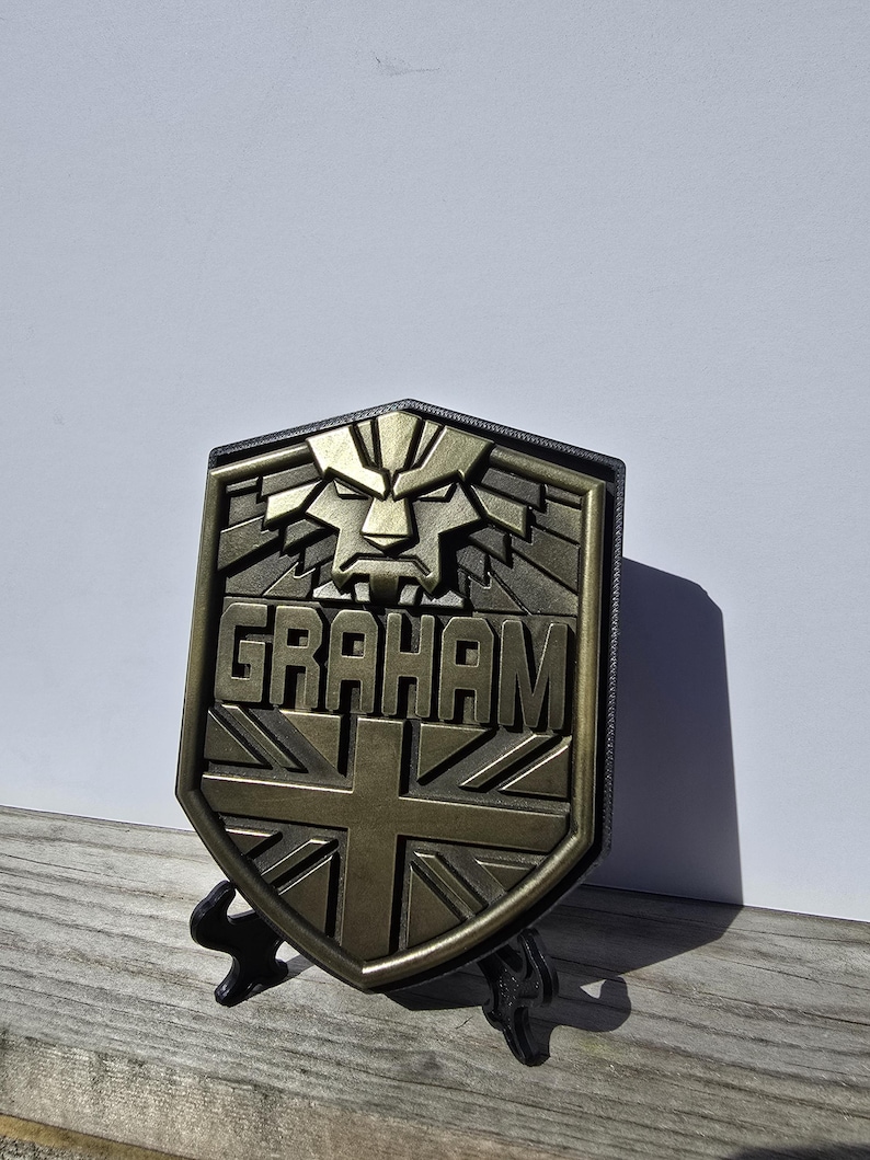 Personalised Future British Cop Badge (COLDCAST) - Etsy