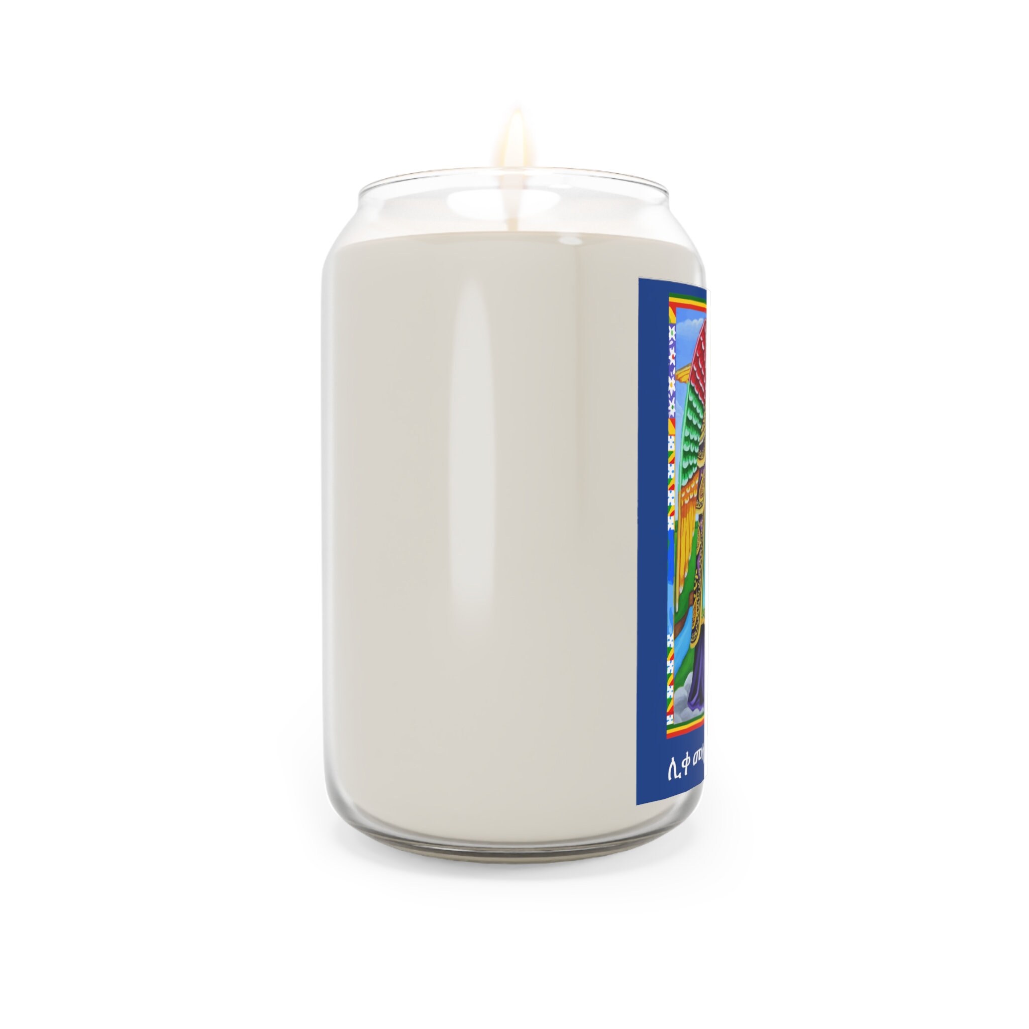 Sea Breeze Archangel St. Uriel Scented Candle Tranquil Divine Light