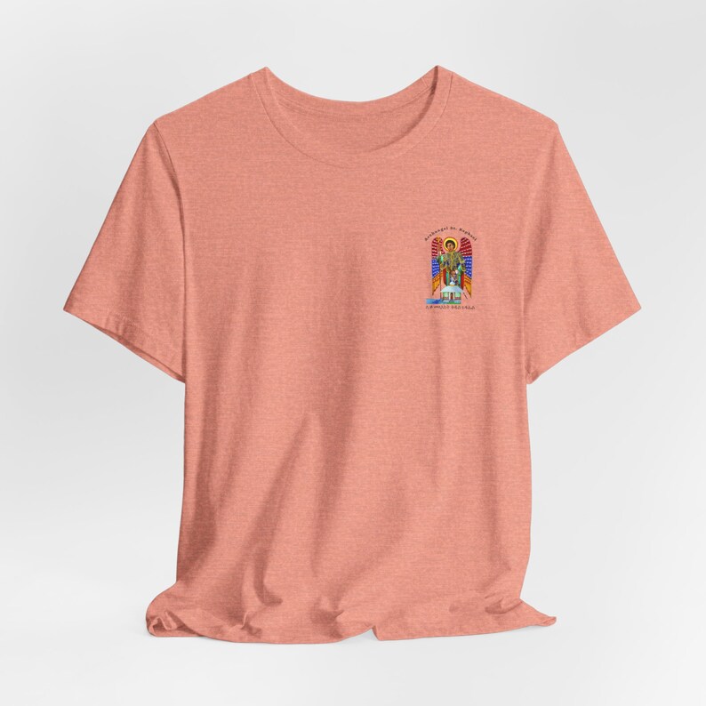 Archangel Raphael T-shirt: Ethiopian Art, Spiritual Christian Tee - Etsy