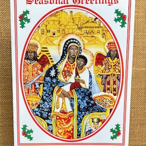 Thy Kingdom Come Christmas Card di Haile Maskel (1995) - Saluto cristiano unico