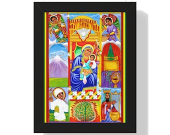 シオンの聖母マリアのイコン - エチオピア正教会の美術 - Etsy 日本
