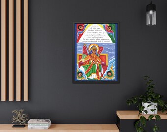 大天使聖ミカエルの額入りポスター：エチオピア正教美術 - Etsy 日本