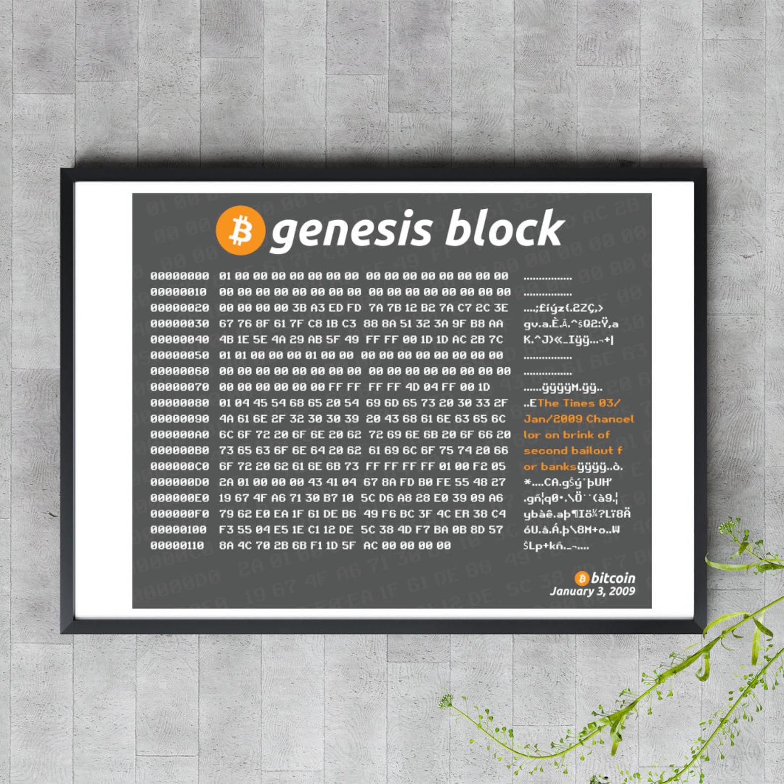 genesis block bitcoin