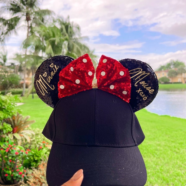 Minnie Mouse Baseball Cap | Minnie Mouse hat | Minnie hat