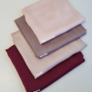 Lush Viscose Silk Scarf: Elegant Wrap, Lightweight Hijab image 3