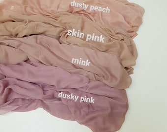 New Plain Soft Cotton Maxi Hijab Scarves 180cmx90cm Headscarf Shawl Wrap Scarf