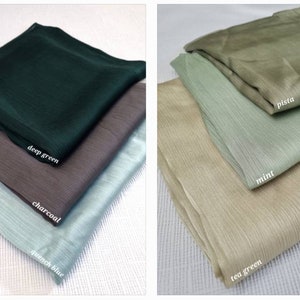 Lush Viscose Silk Scarf: Elegant Wrap, Lightweight Hijab image 9